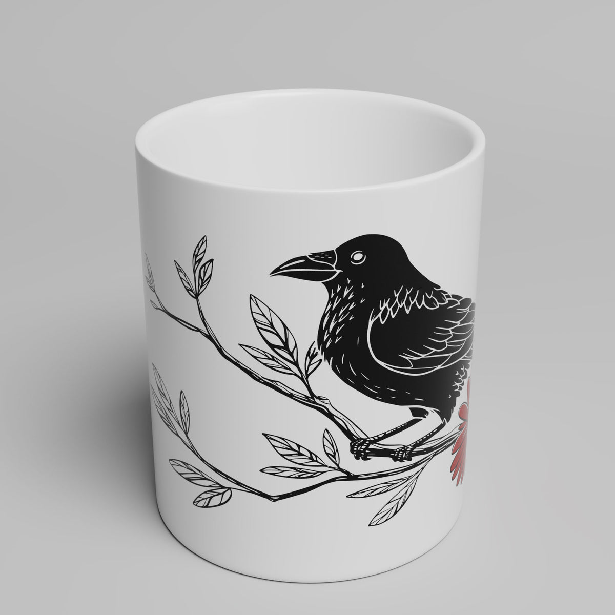 Black Raven Mug