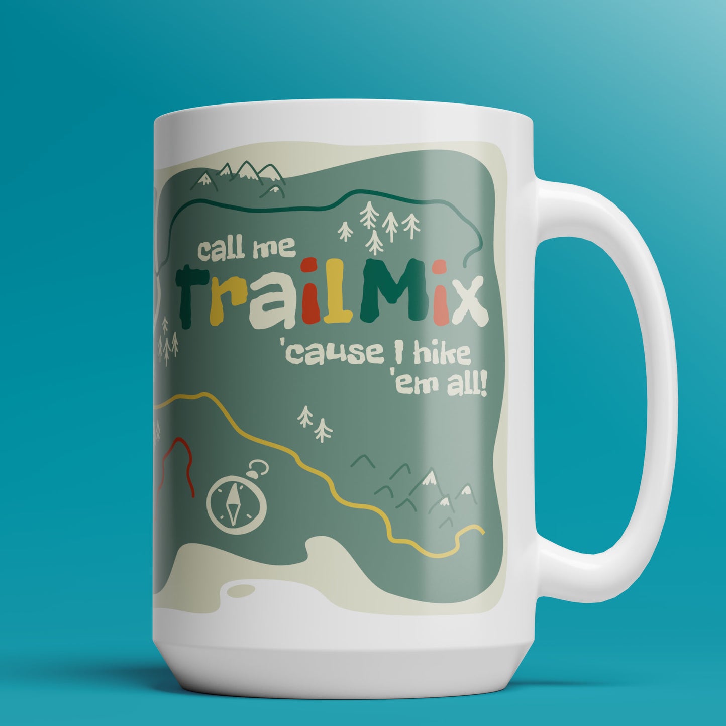 Call Me Trail Mix- 11oz & 15oz Coffee Mug