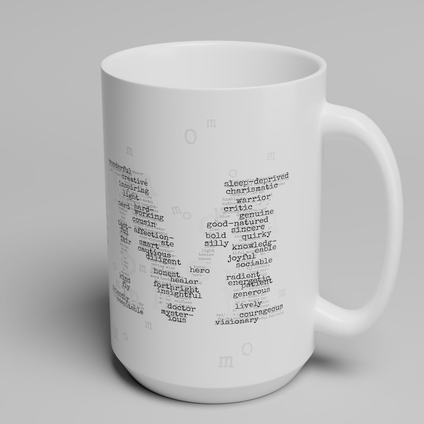 A Mom is... Typographic Mug