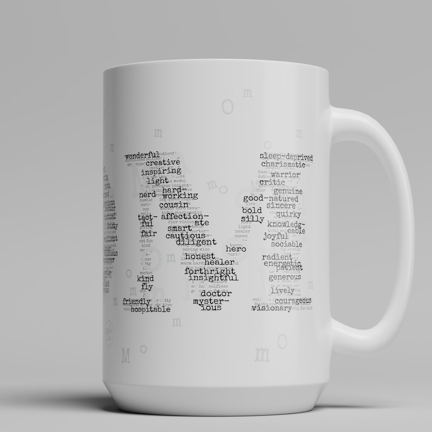 A Mom is... Typographic Mug