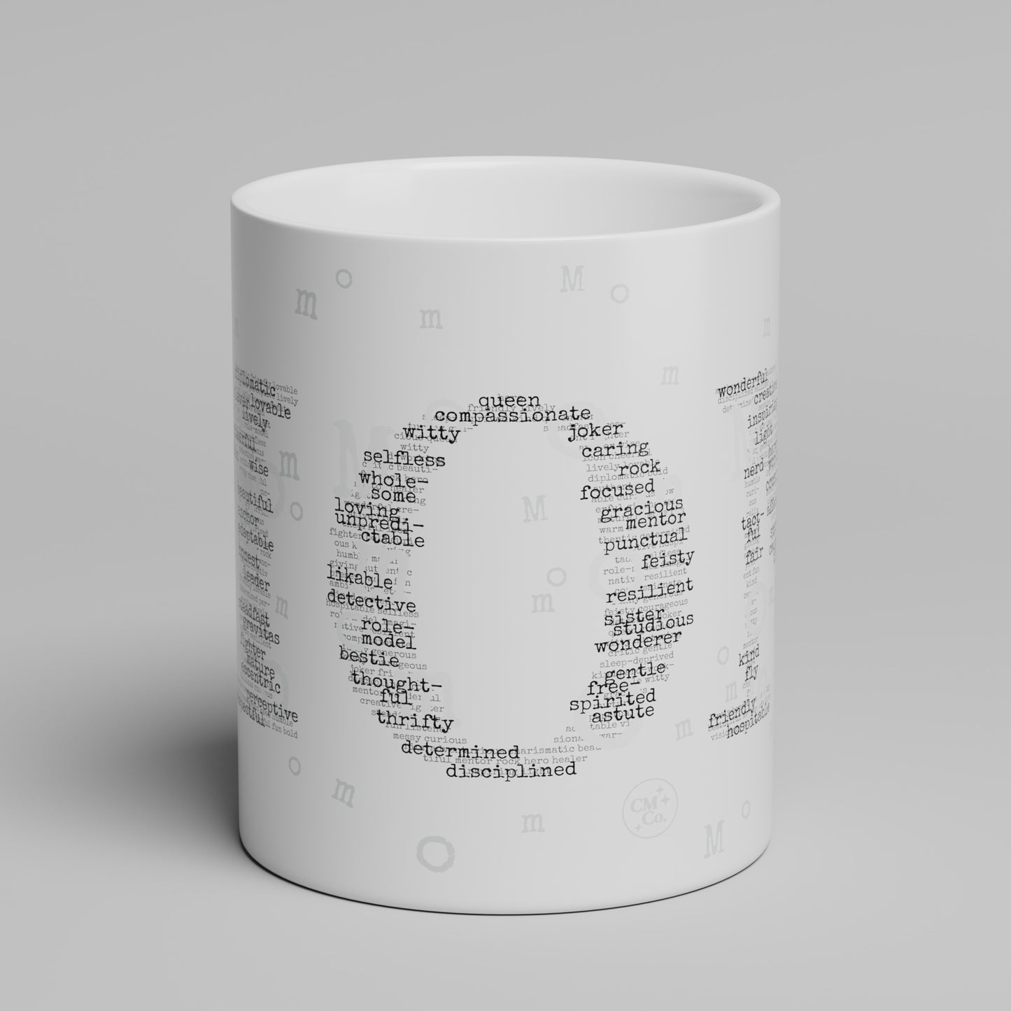 A Mom is... Typographic Mug