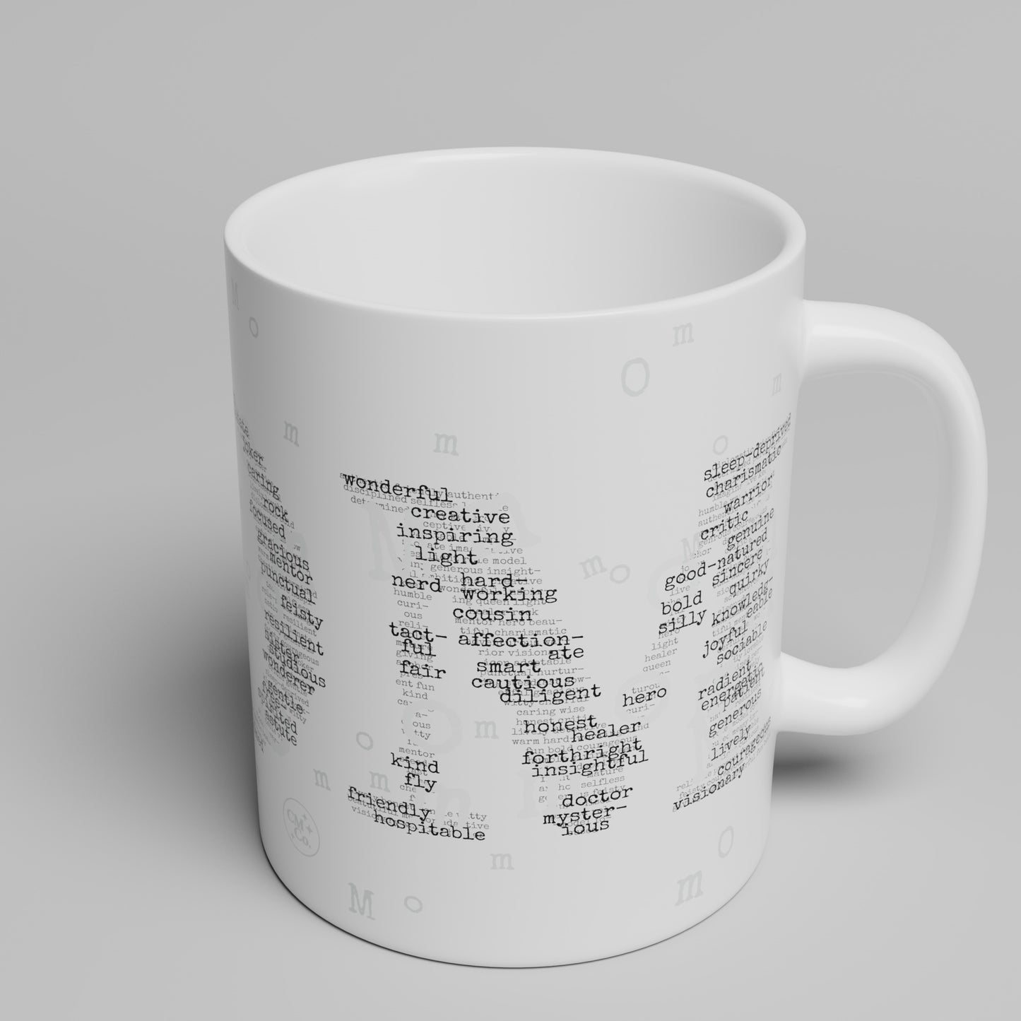 A Mom is... Typographic Mug