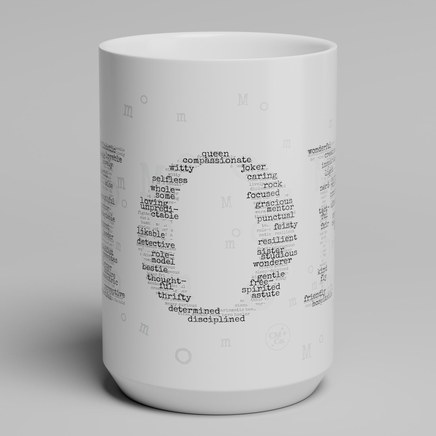 A Mom is... Typographic Mug