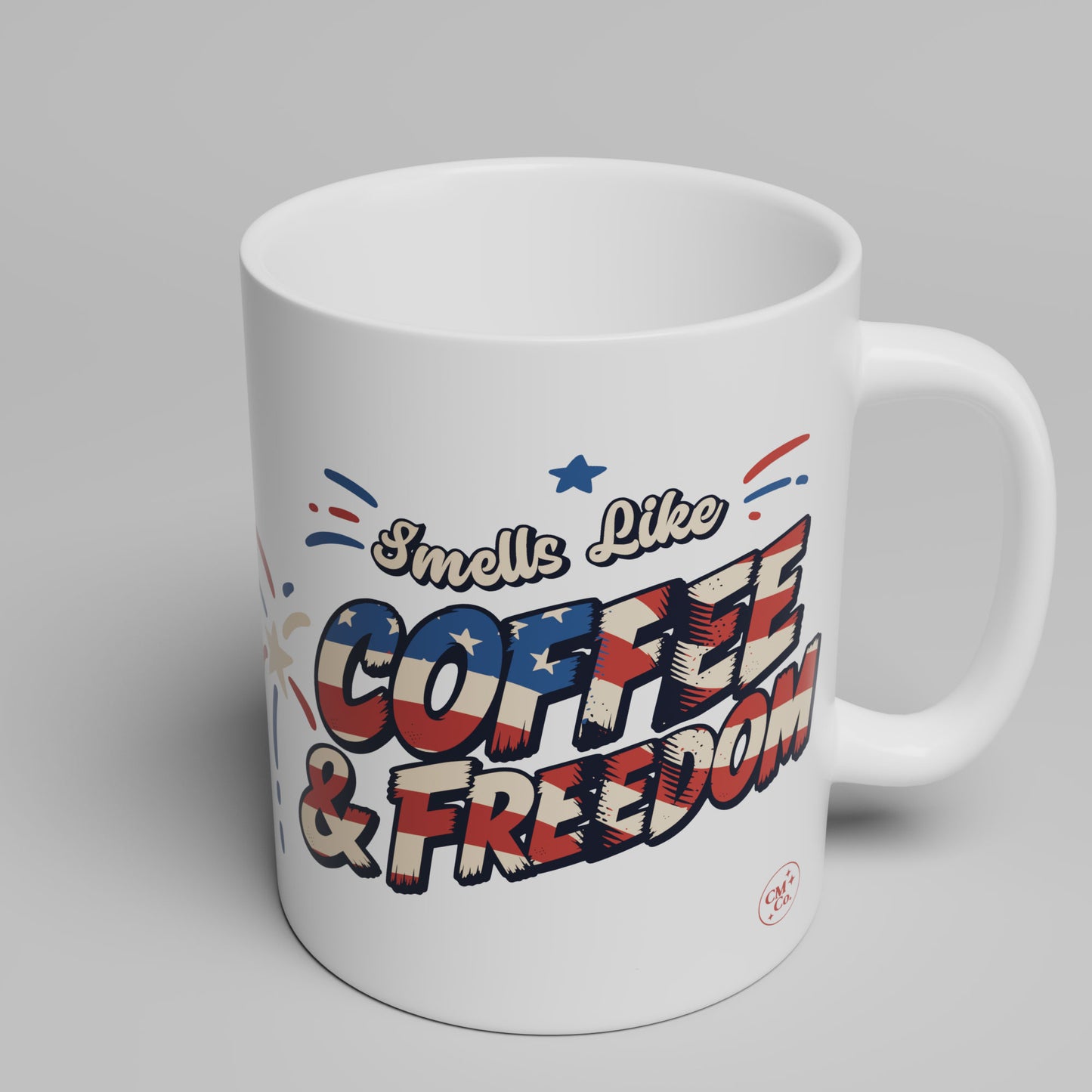 Smells Like Coffee & Freedom - 11oz & 15oz Coffee Mug
