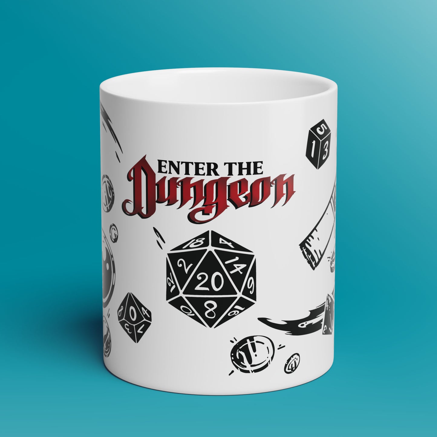 Enter the Dungeon (DnD) - 11oz & 15oz Coffee Mug