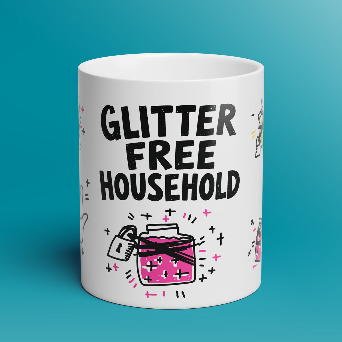 Glitter Free Household Mug