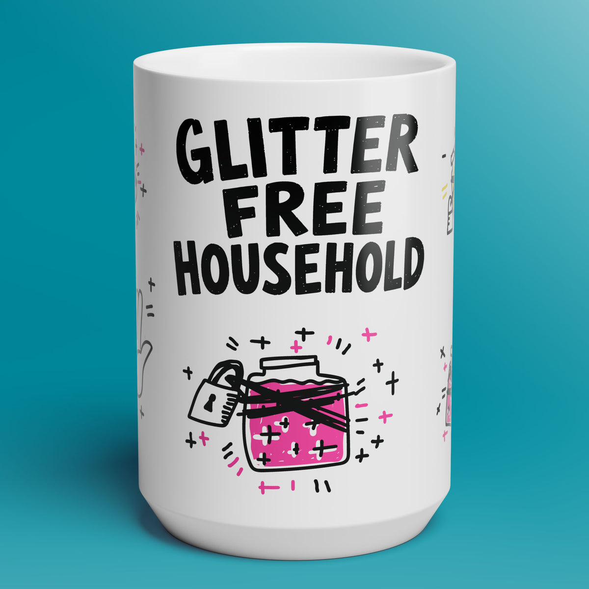 Glitter Free Household Mug