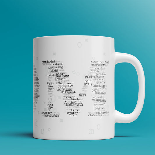 A Mom is... Typographic Mug  - 11oz & 15oz Coffee Mug