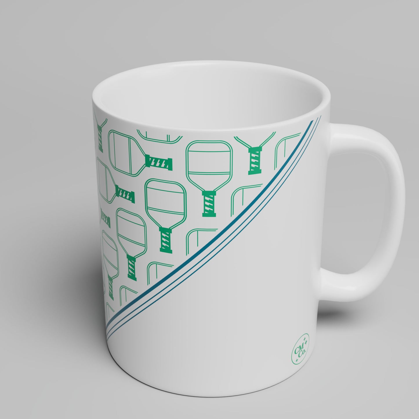 Pickleball Pattern - 11oz & 15oz Coffee Mug