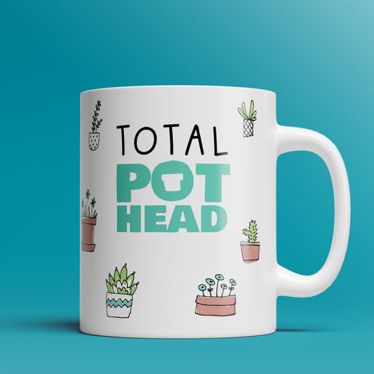 Pot Head Mug  - 11oz & 15oz Coffee Mug