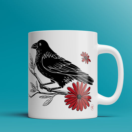 Black Raven Mug
