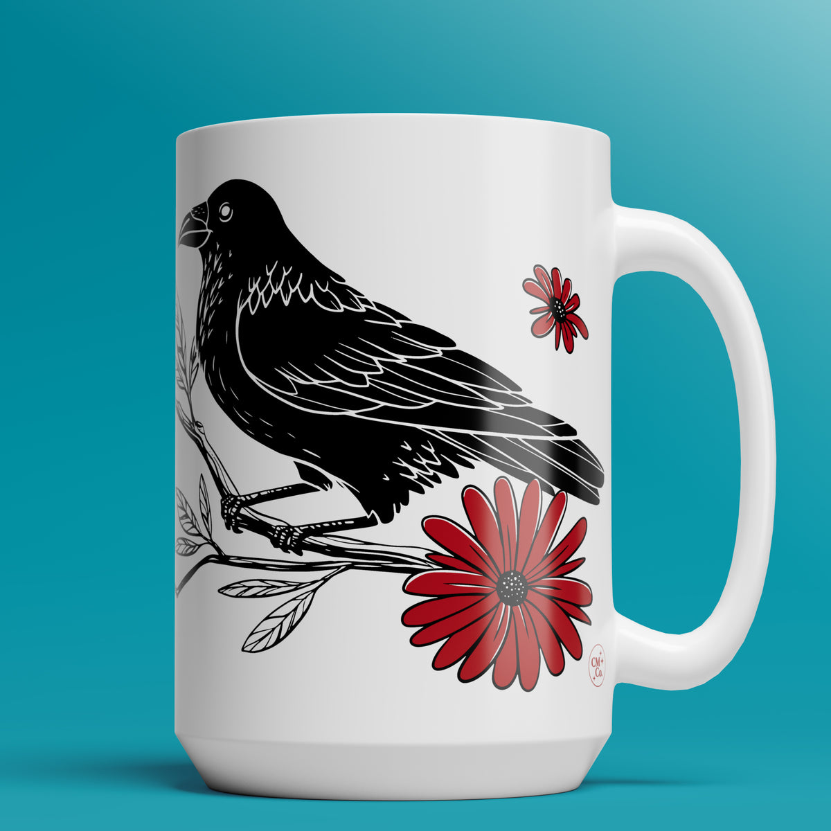 Black Raven Mug