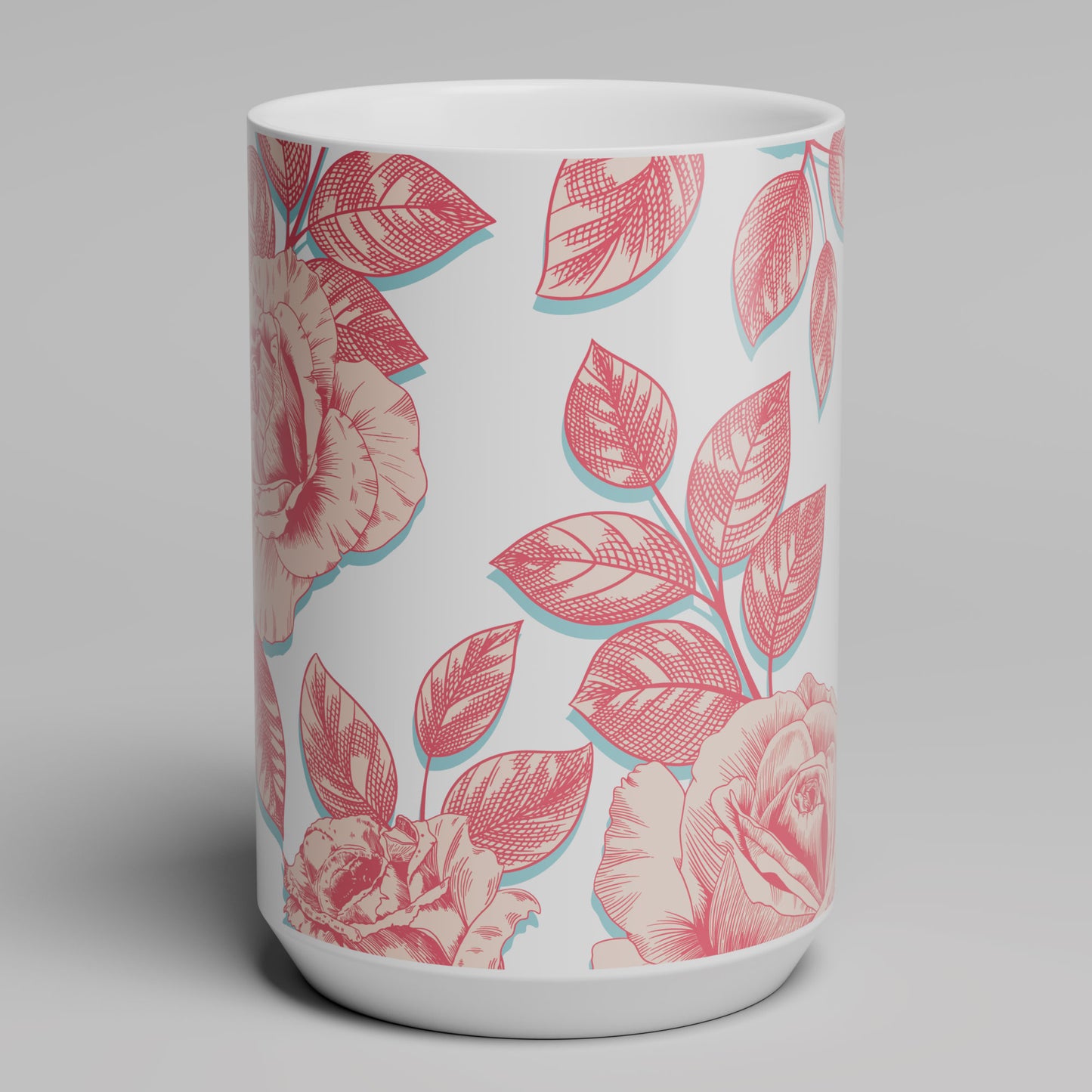 Rose Floral Mug