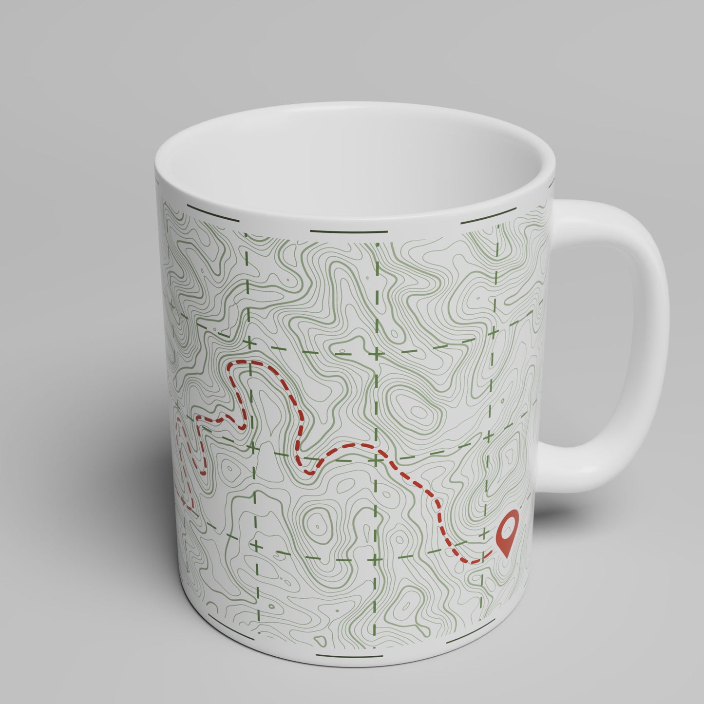 Topographic Map - 11oz & 15oz Coffee Mug