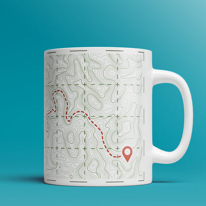 Topographic Map - 11oz & 15oz Coffee Mug