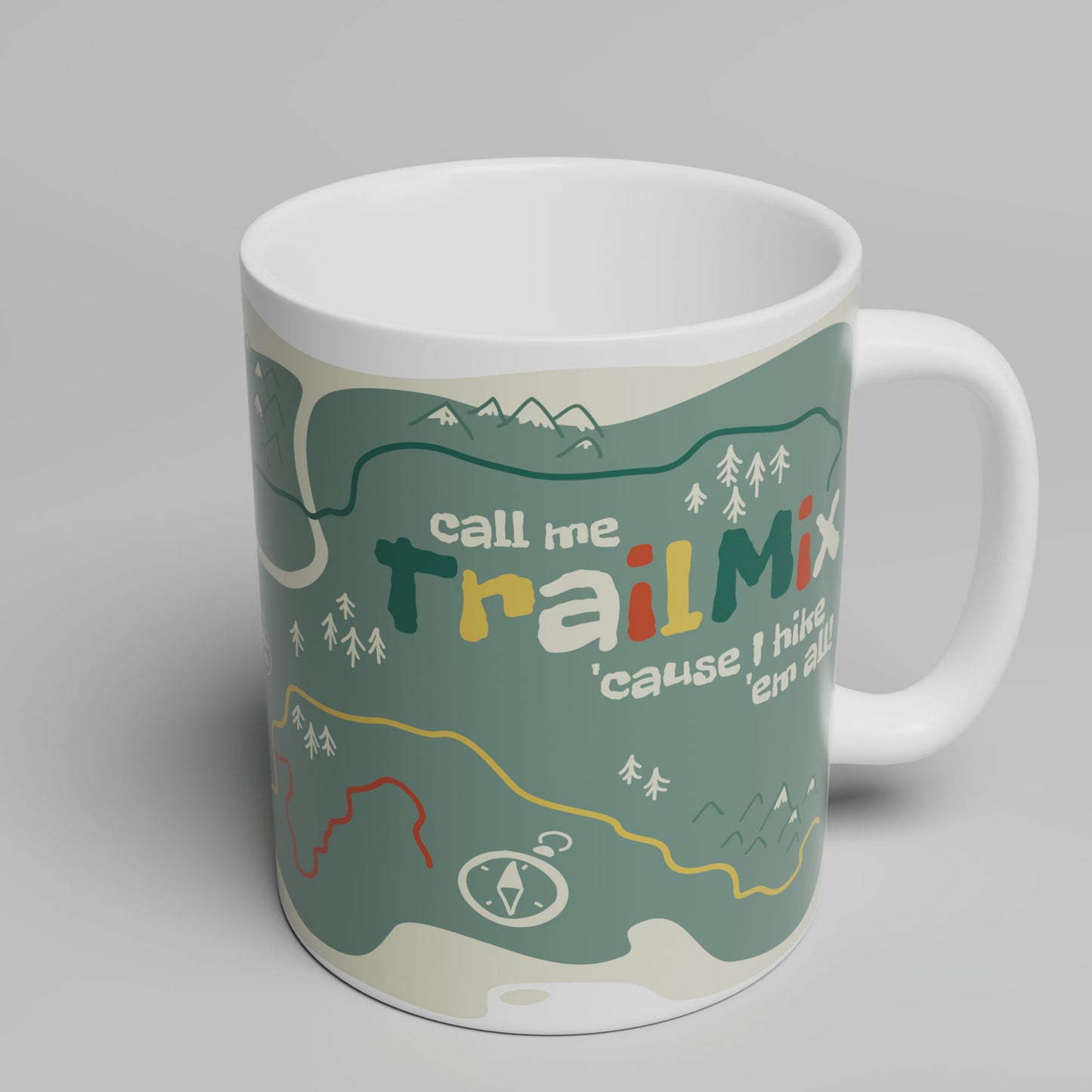 Call Me Trail Mix- 11oz & 15oz Coffee Mug