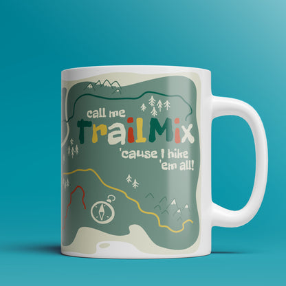 Call Me Trail Mix- 11oz & 15oz Coffee Mug