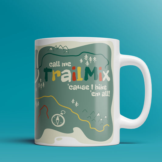 Call Me Trail Mix- 11oz & 15oz Coffee Mug