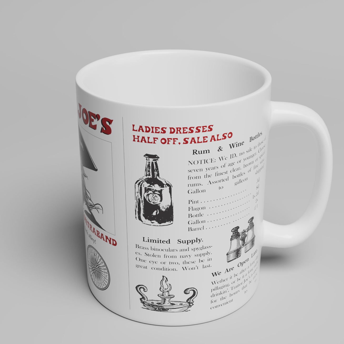 Traitor Joe's - 11oz & 15oz Coffee Mug