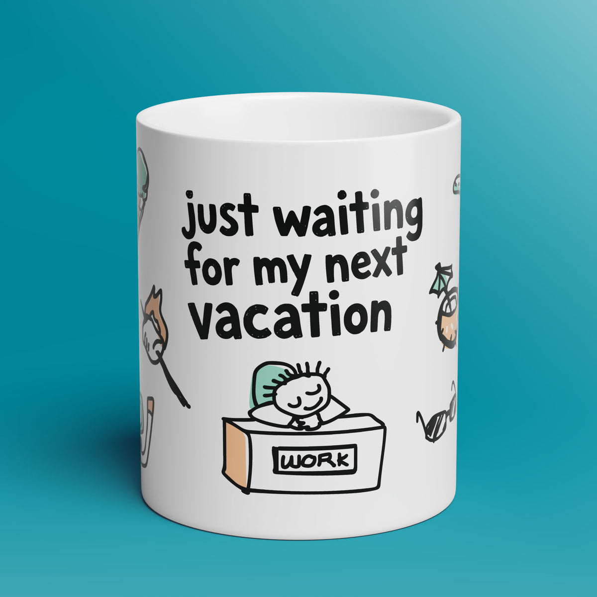 Waiting For Vacation Mug